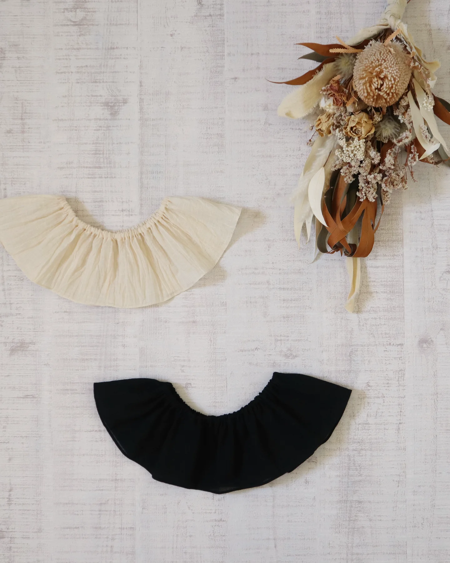 みのりのワンピース ／ ホワイト着用イメージ