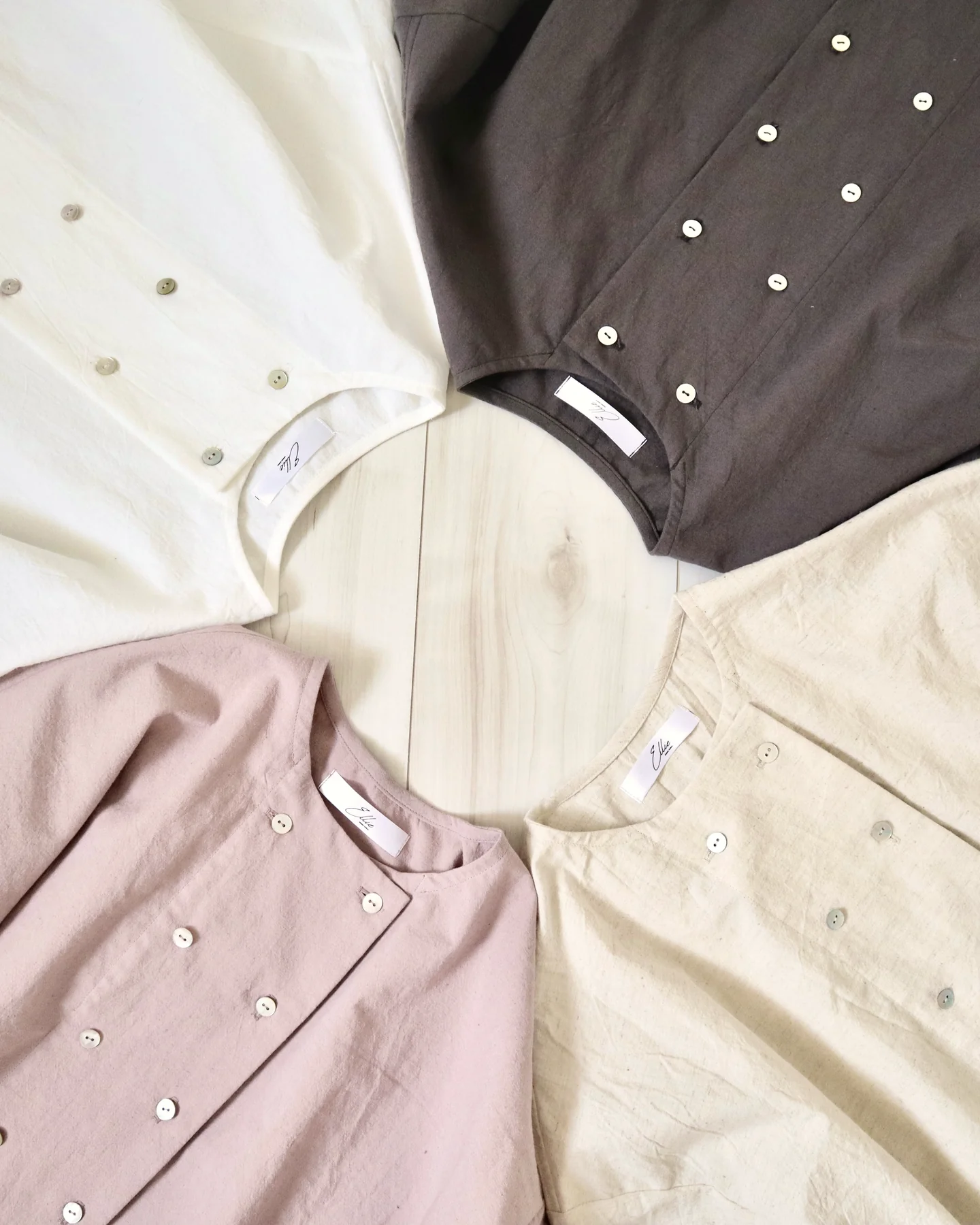 石田製帽×ELLIE 細麦ショートキャノチェ ／ オフホワイト